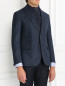 Пиджак однобортный из шерсти с подкладом Pal Zileri  –  Модель Верх-Низ
