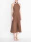 Платье из льна с контрастной отделкой Max Mara  –  МодельВерхНиз