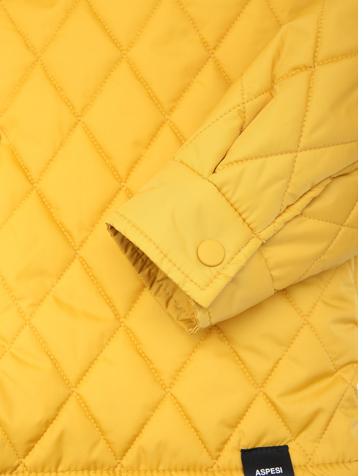 Стеганая куртка с карманами Aspesi  –  Деталь1  – Цвет:  Желтый