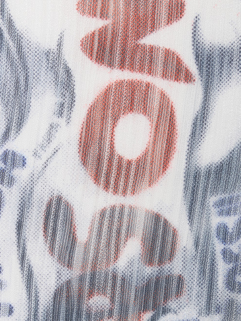 Водолазка из полупрозрачной ткани с узором  - Деталь1