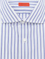 Рубашка из хлопка с узором "полоска" Borrelli  –  Деталь