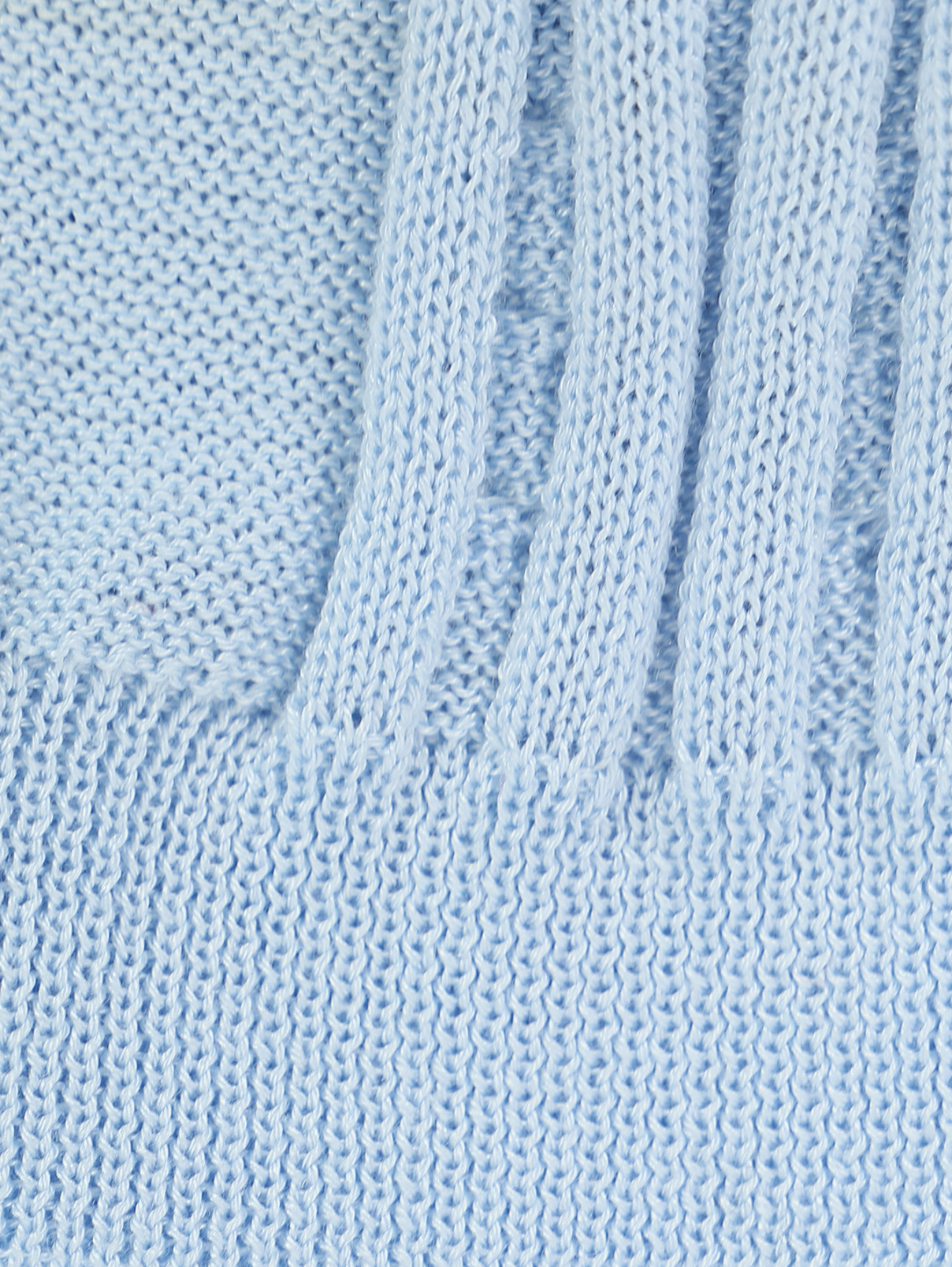 Шапка из хлопка на завязках Catya  –  Деталь  – Цвет:  Синий