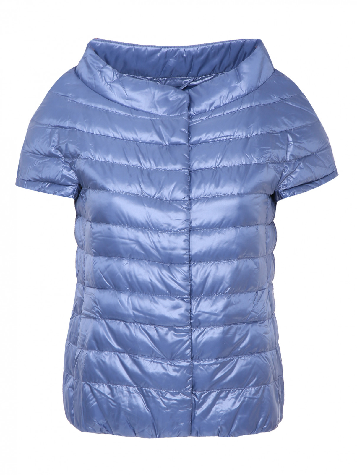 Куртка с коротким рукавом Herno  –  Общий вид  – Цвет:  Синий