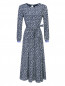 Платье-миди из шелка с узором Weekend Max Mara  –  Общий вид