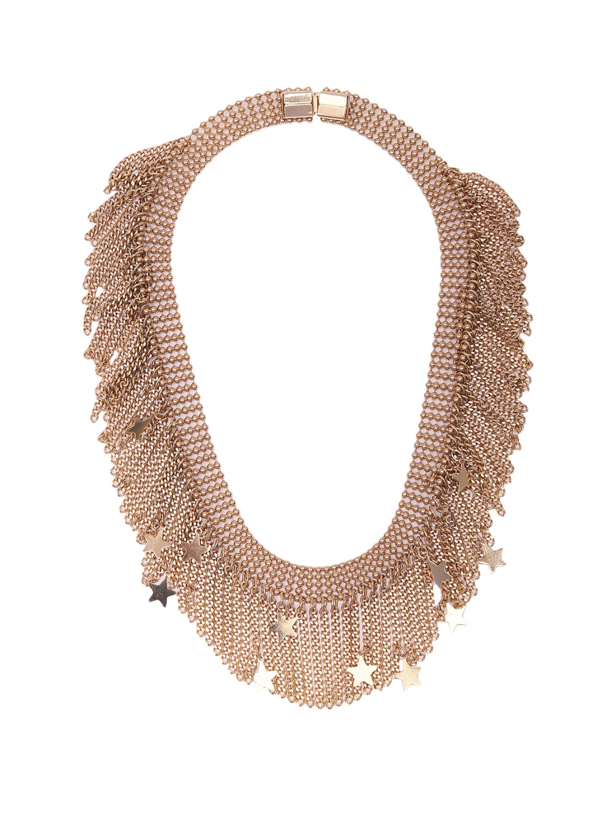 Ожерелье из латуни с подвесками Lorena Antoniazzi  –  Общий вид  – Цвет:  Золотой