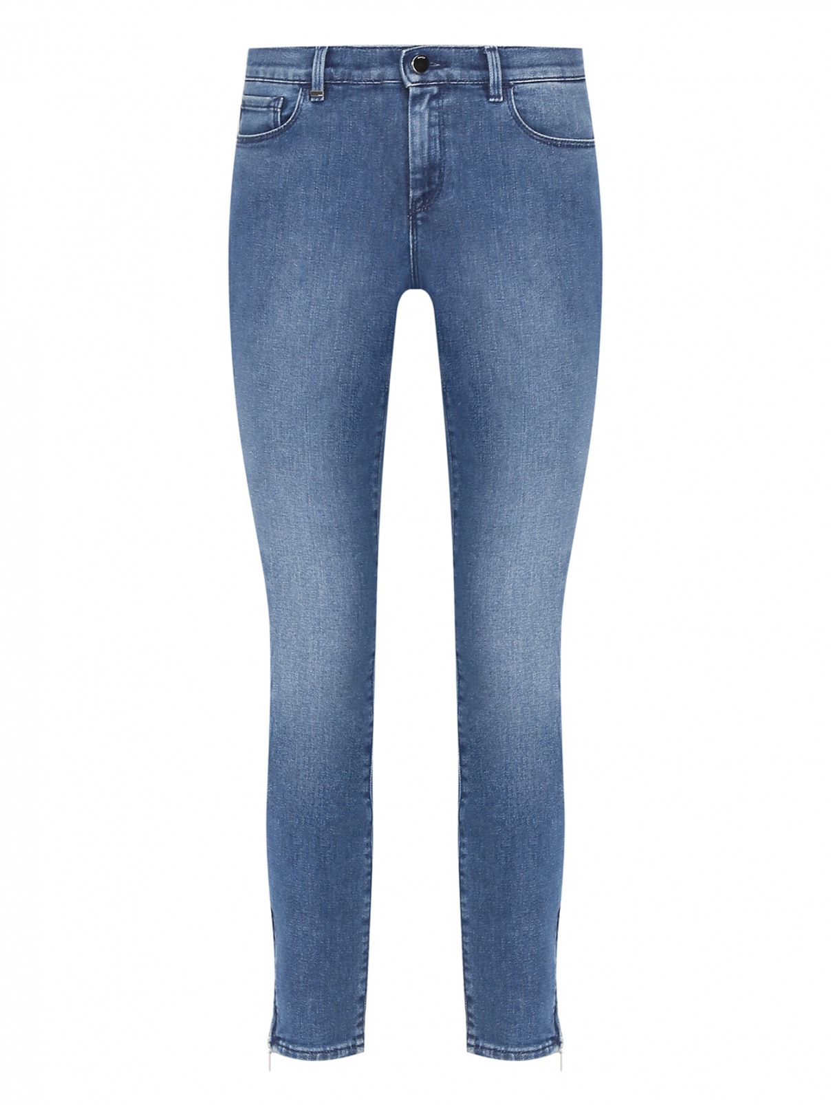 Укороченные джинсы из смешанного хлопка Boss  –  Общий вид