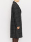 Пальто из шерсти с узором клетка Moschino Boutique  –  МодельВерхНиз2