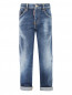 Прямые джинсы с надрезами Dsquared2  –  Общий вид