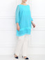 Блуза удлиненная из шелка Marina Rinaldi  –  Модель Общий вид
