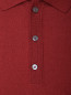 Поло из шелка и хлопка с короткими рукавами Piacenza Cashmere  –  Деталь
