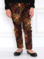 Вельветовые брюки с цветочным узором Dolce & Gabbana  –  Модель Верх-Низ