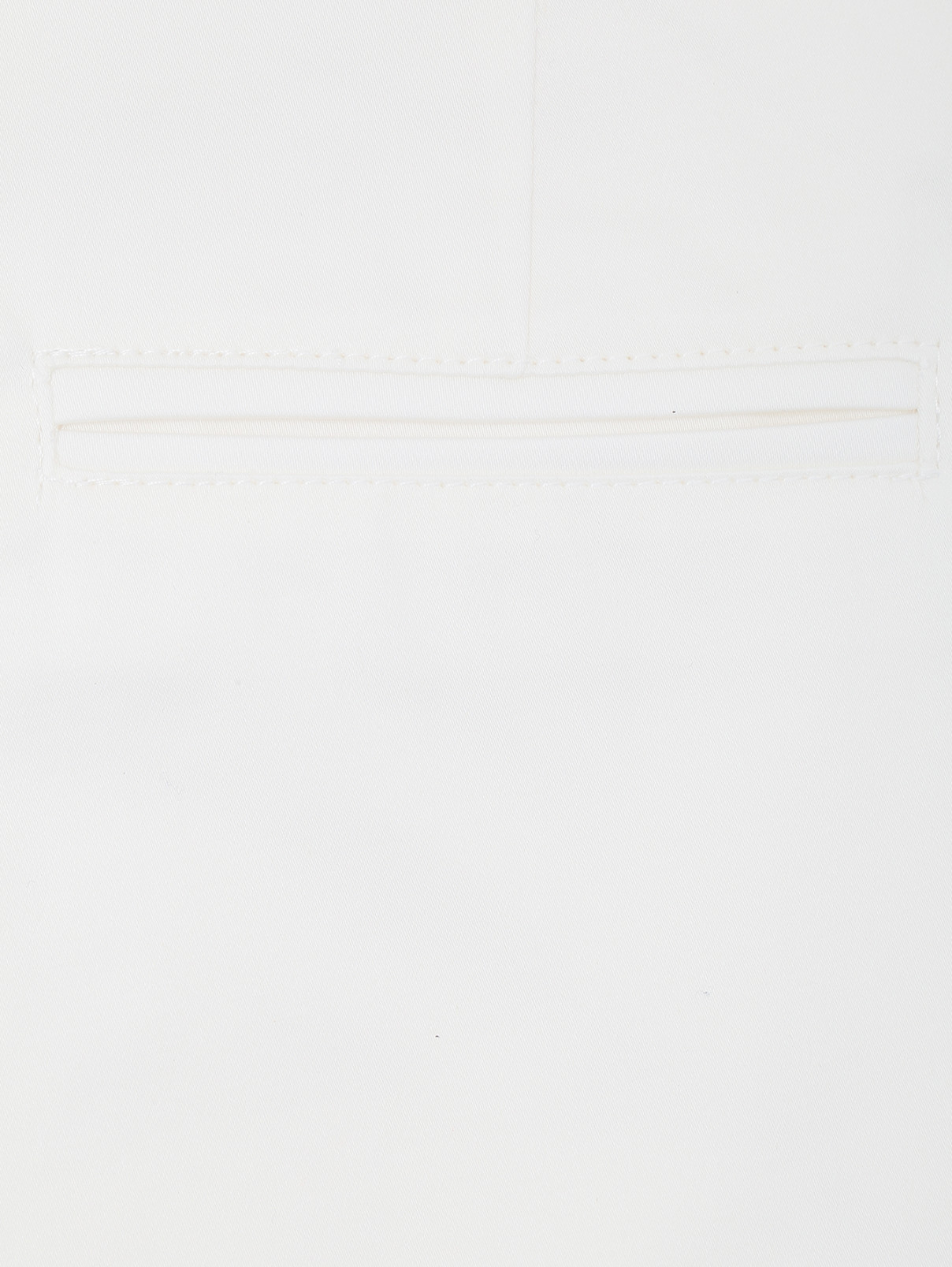 Брюки из хлопка на завязках Aletta Couture  –  Деталь  – Цвет:  Белый