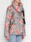Куртка стеганая с цветочным узором Paul&Joe Sister  –  МодельВерхНиз