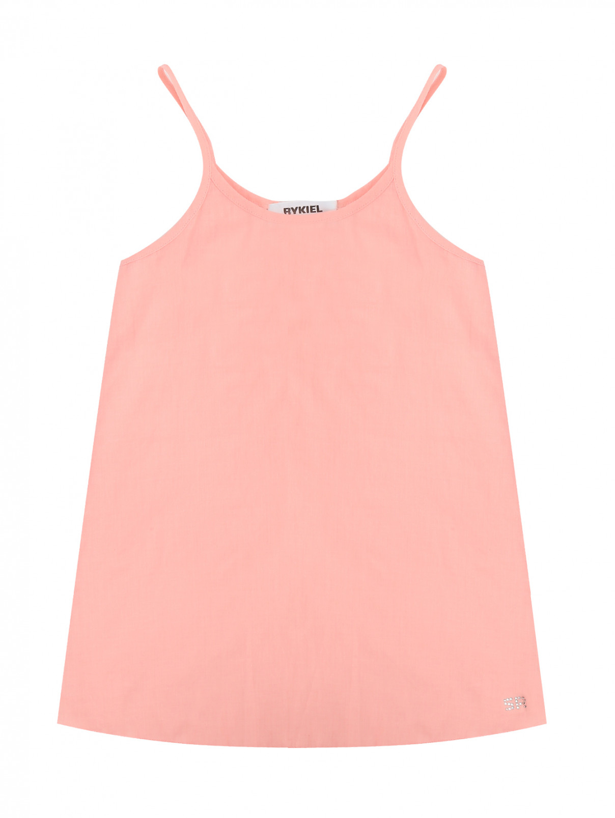 Платье из  тонкого хлопка Sonia Rykiel  –  Общий вид  – Цвет:  Розовый
