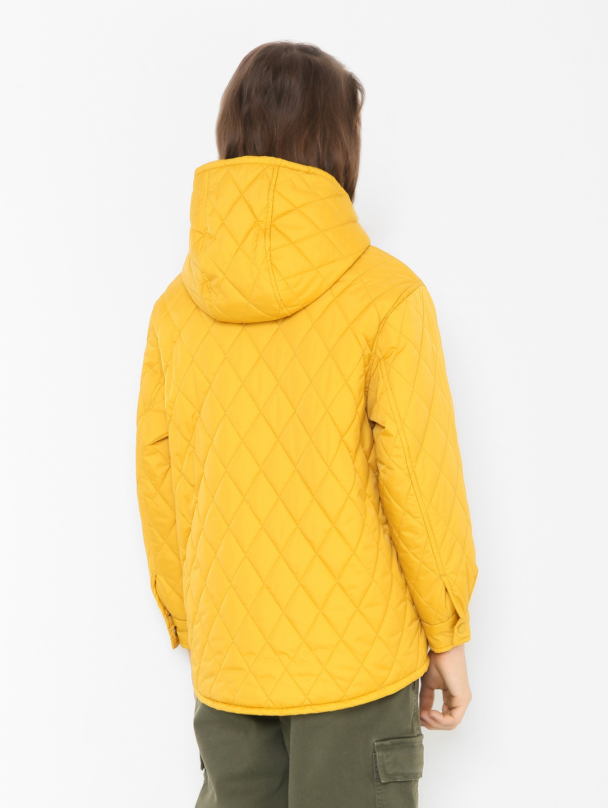 Стеганая куртка с карманами Aspesi  –  МодельВерхНиз1  – Цвет:  Желтый