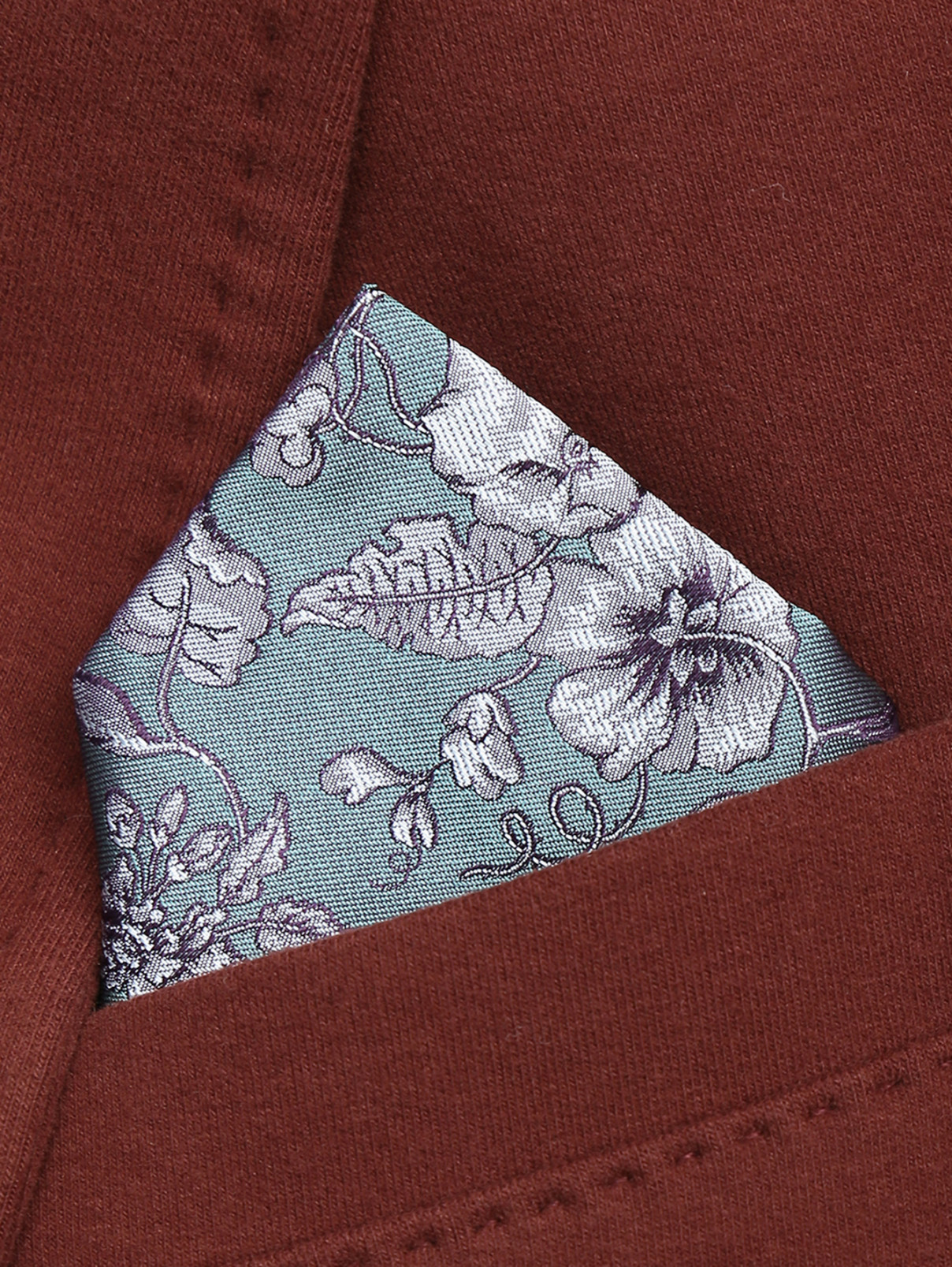 Карманный платок из шелка с узором Pal Zileri  –  МодельВерхНиз  – Цвет:  Узор