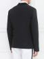 Однобортный пиджак из шерсти и шелка Emporio Armani  –  Модель Верх-Низ1