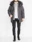 Парка пуховая на молнии с накладными карманами Canada Goose  –  МодельОбщийВид