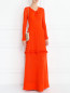 Платье-макси из смешанного хлопка фактурной вязки Manoush  –  Модель Общий вид