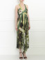 Платье-макси с узором Jean Paul Gaultier  –  Модель Верх-Низ