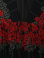 Платье-миди свободного кроя с цветочным узором Red Valentino  –  Деталь