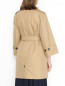 Плащ из смешанного хлопка с поясом Weekend Max Mara  –  МодельВерхНиз2