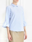 Рубашка из хлопка с рукавами-клеш Marc Jacobs  –  МодельВерхНиз
