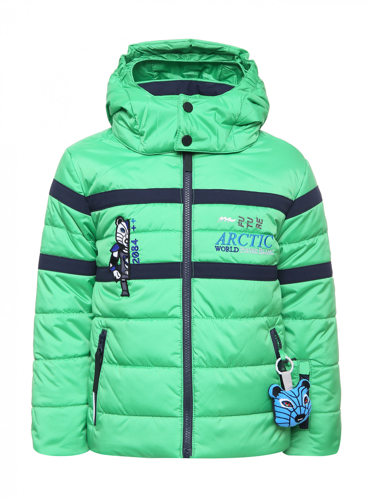 Горнолыжная куртка с брелоком Poivre Blanc  –  Общий вид  – Цвет:  Зеленый