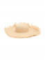 Соломенная шляпа с необработанным краем Il Gufo  –  Обтравка2