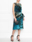 Платье из шелка с цветочным узором Max Mara  –  МодельОбщийВид