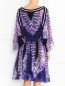 Платье из шелка с узором свободного кроя Barbara Bui  –  Модель Верх-Низ1