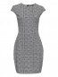 Трикотажное платье с узором Guess  –  Общий вид