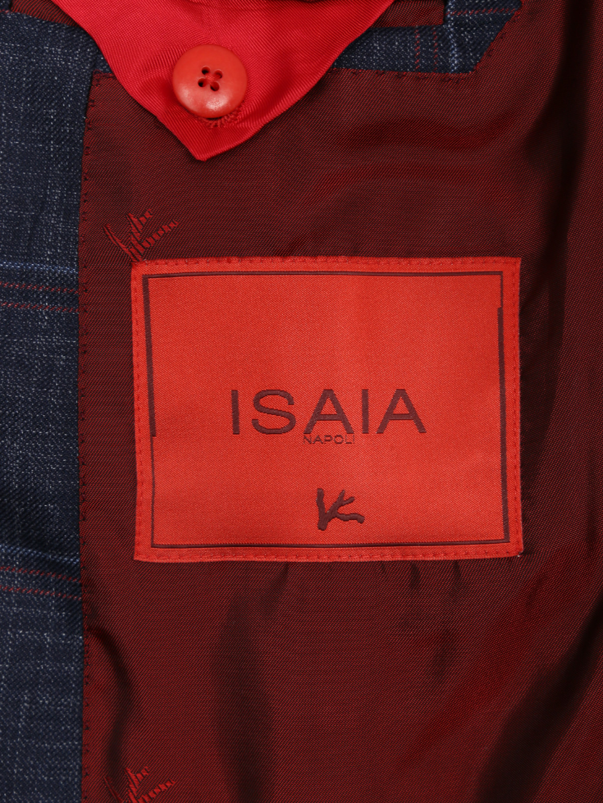 Костюм из шерсти Isaia  –  Деталь2  – Цвет:  Синий