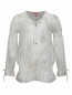 Блуза из хлопка с цветочным узором Roberto Cavalli  –  Общий вид