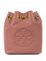 Сумка-рюкзак из кожи с золотой фурнитурой Tory Burch  –  Общий вид