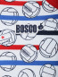 Футболка из фактурного хлопка с узором BOSCO  –  Деталь1