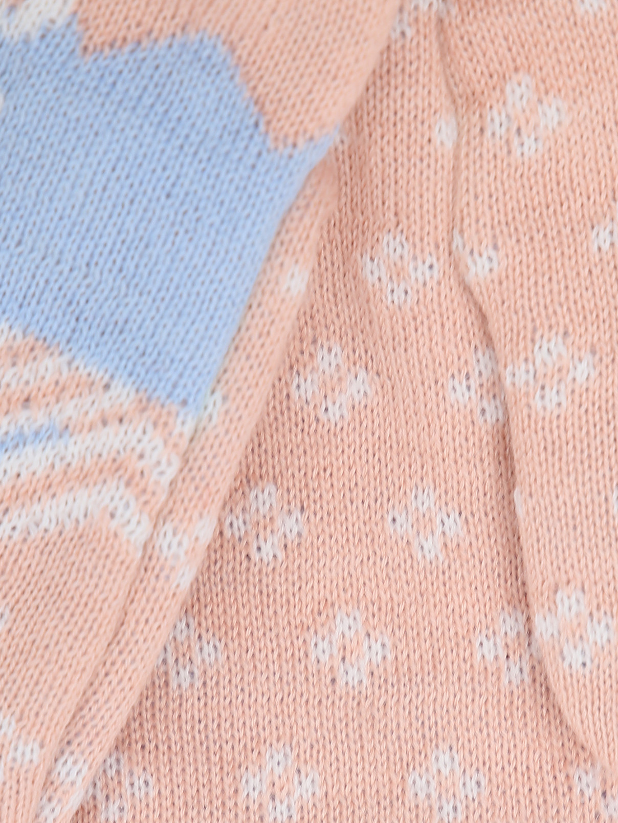 Варежки из смешанной ткани с орнаментом BOSCO  –  Деталь  – Цвет:  Розовый