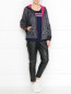 Куртка-ветровка на молнии с капюшоном Marina Rinaldi  –  МодельОбщийВид