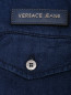 Платье свободного кроя с карманами Versace Jeans  –  Деталь1