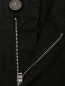 Брюки из хлопка прямого кроя с карманами Versace Jeans  –  Деталь1