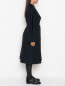 Пальто шерстяное с накладными карманами Marina Rinaldi  –  МодельВерхНиз2