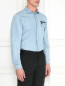 Рубашка прямого кроя с нагрудным карманом Ermanno Scervino  –  Модель Верх-Низ