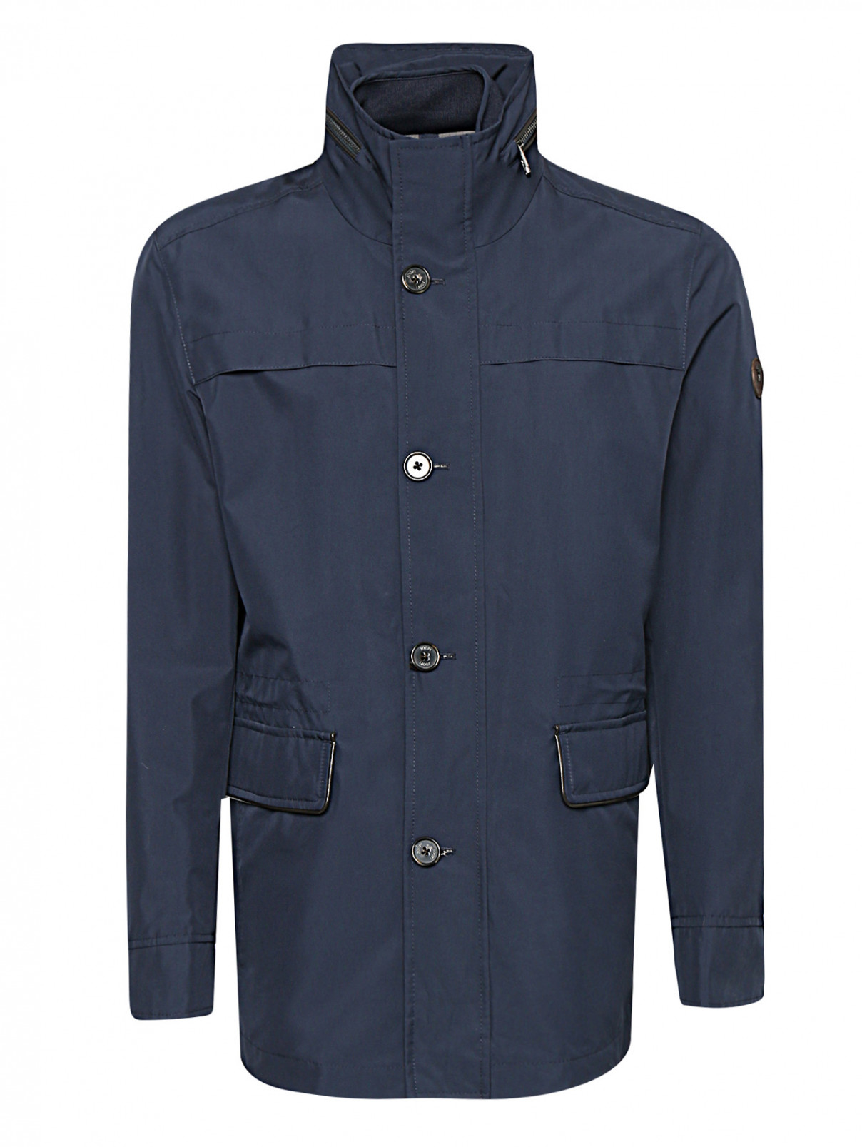 Куртка на молнии с карманами Joop  –  Общий вид  – Цвет:  Синий