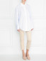 Блуза из хлопка свободного кроя с узором "полоска" Sonia Rykiel  –  МодельОбщийВид