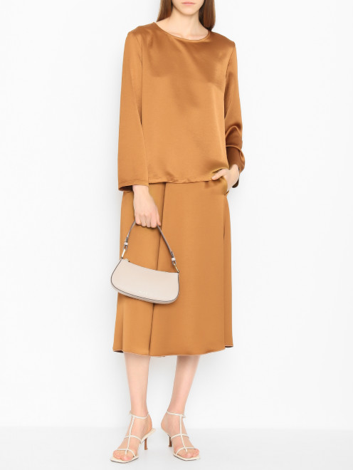 Комбинированная блуза на молнии Weekend Max Mara - МодельОбщийВид
