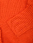 Кардиган из смесовой шерсти с контрастными пуговицами Luisa Spagnoli  –  Деталь
