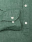 Льняная однотонная рубашка Eton  –  Деталь