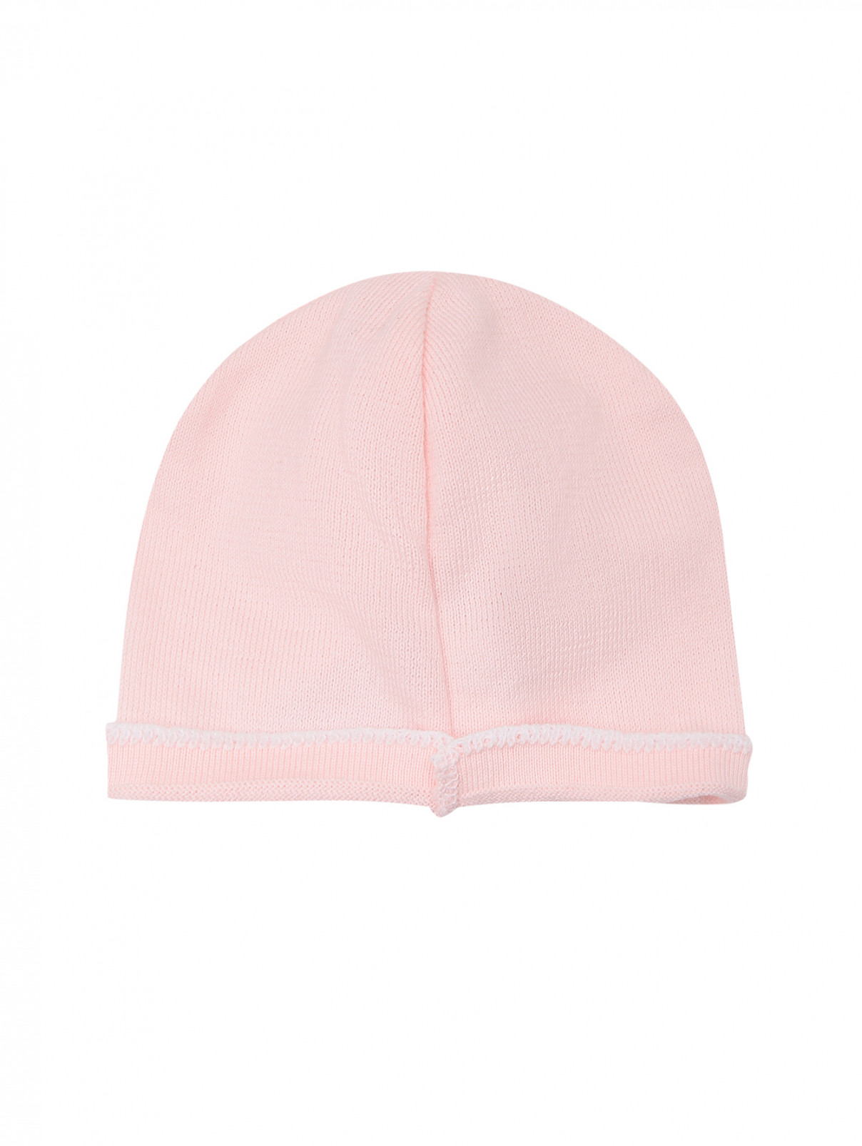 Хлопковая шапка с узором Kyo  –  Обтравка1  – Цвет:  Розовый