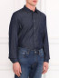 Рубашка из хлопка с нагрудным карманом Paul Smith  –  Модель Верх-Низ