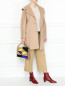 Пальто из шерсти с капюшоном Marina Rinaldi  –  МодельОбщийВид